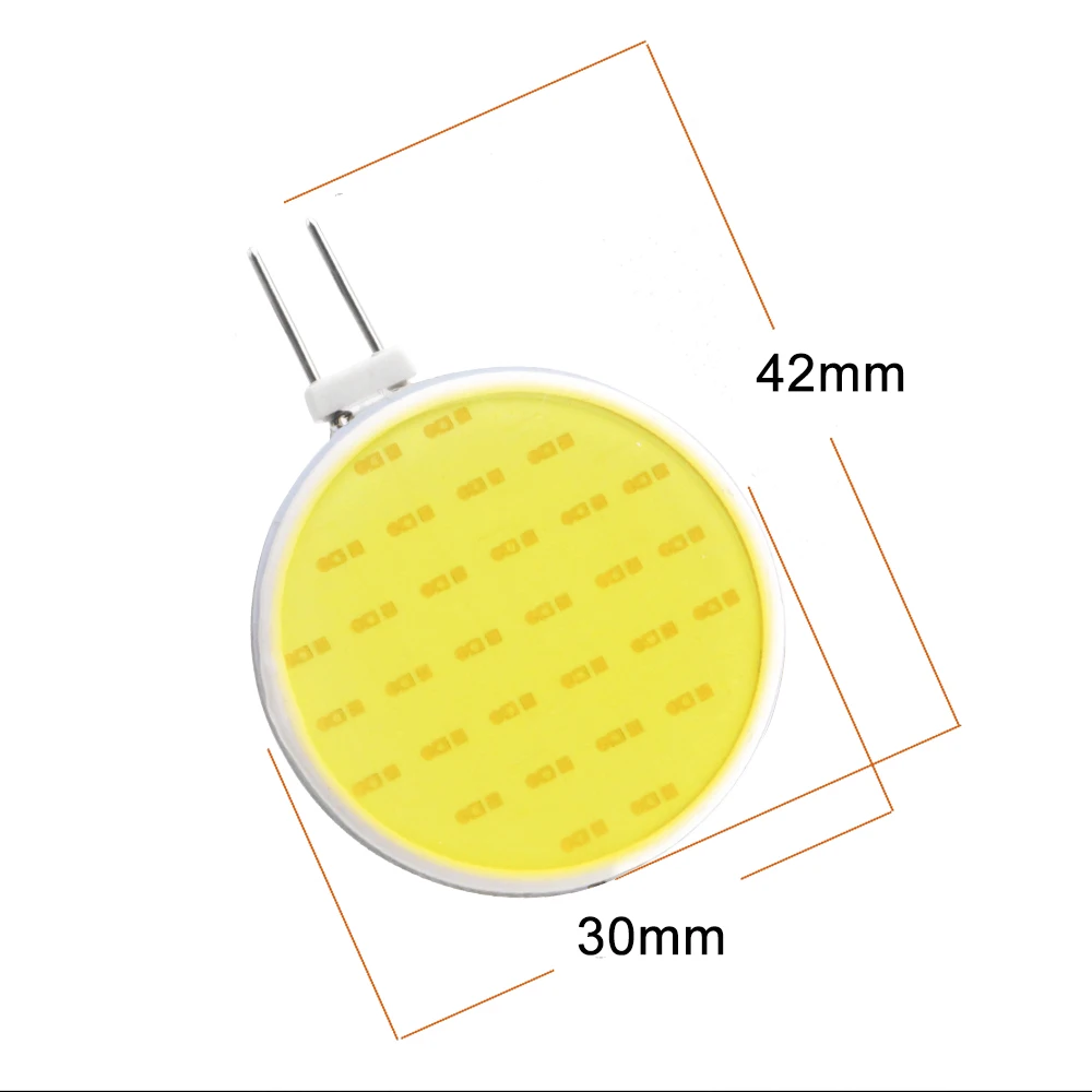 10pcs DC12V 2700K 8000K G4 LED 240Lm COB 30SMD Led ���� �ڵ��� ���� ���鸮�� Ȩ ���� ���θ� ȣ�� �繫��