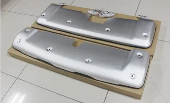 

2pcs fit For Honda CRV CR-V 2007 2008 2009 Aluminum alloy front and rear bumper slide plate Automotive Car styling