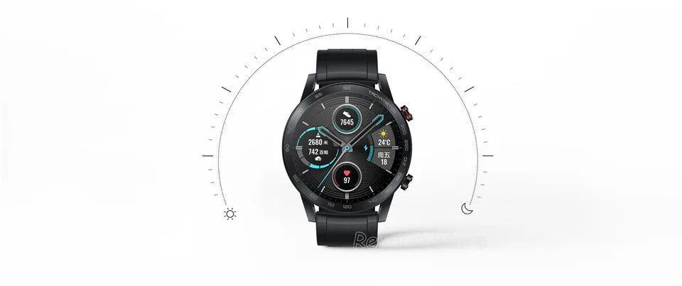 Huawei Honor magic Watch 2 magic 2 Смарт-часы датчик кислорода в крови spo2 телефонный Звонок трекер сердечного ритма для Android iOS