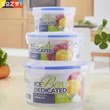 Кухонный пластиковый контейнер для еды, Ланчбокс из прозрачного полипропиленового материала, экологически чистый герметичный контейнер для хранения фасоли