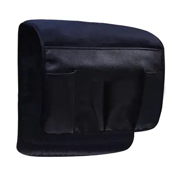 

Storage Bag PU Leather Plus Hanging Sofa Remote Control Bag Non-slip Waterproof Sofa Chair Armrest Storage Box For Home