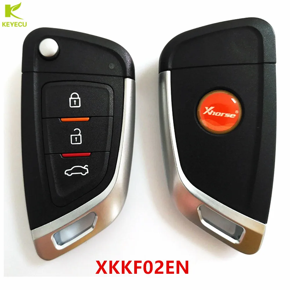 

KEYECU 5PCS X XHORSE UNIVERSAL KNIFE STYLE FLIP KEY PN XKKF02EN for VVDI Key Tool VVDI2