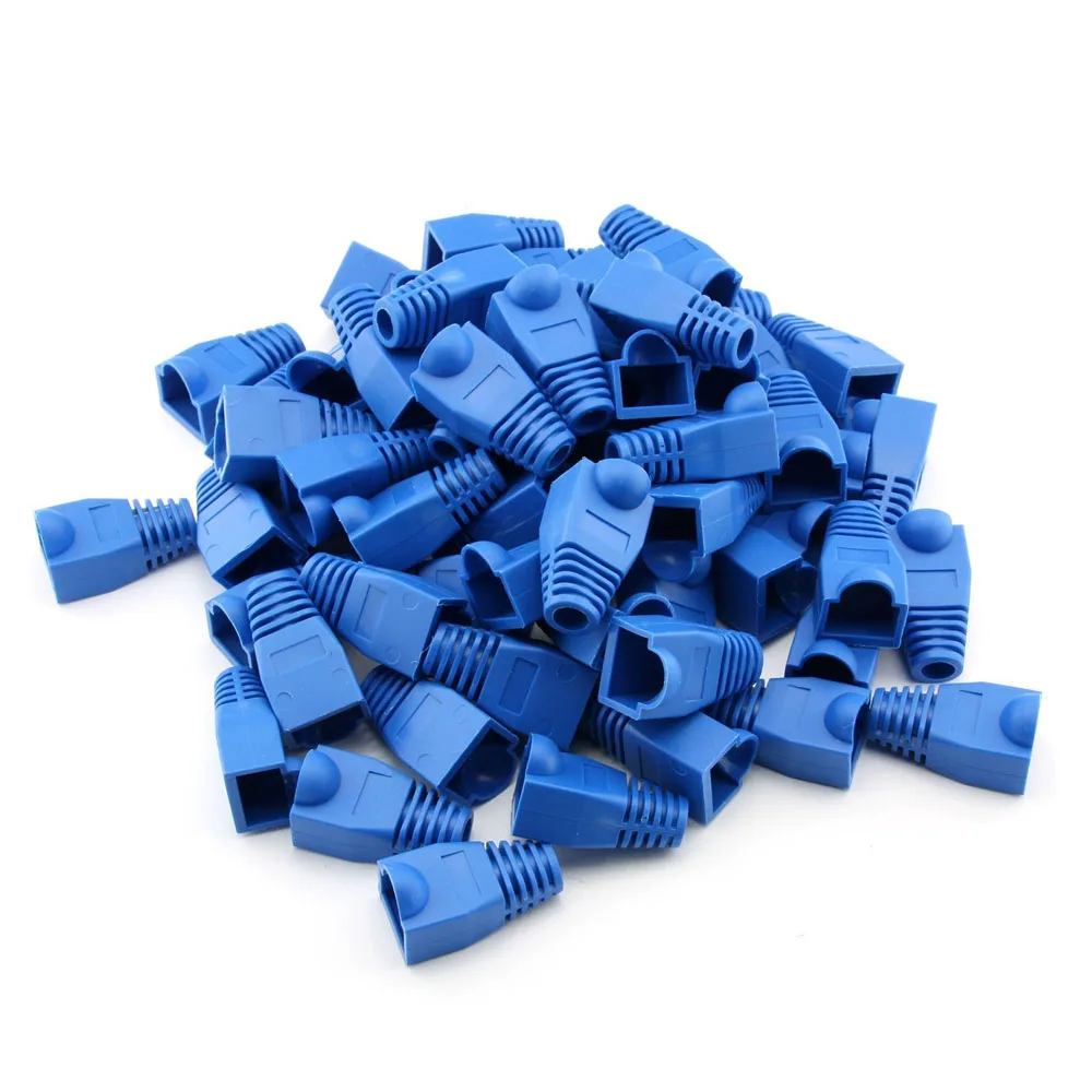 VONETS 100 шт. CAT5E CAT6 RJ45 RJ 45 8P8C 8 P 8C C Ethernet сетевой кабель линейный провод разъем Натяжная