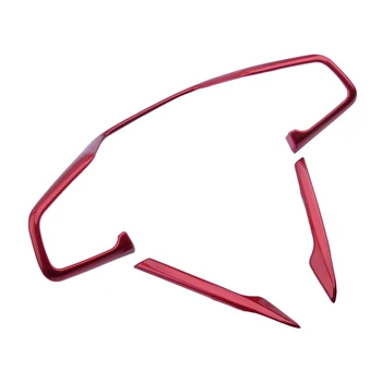 

1Set Red Steering Wheel Cover Trim Decor Fit For Honda CR-V CRV 2017 2018 2019 2020