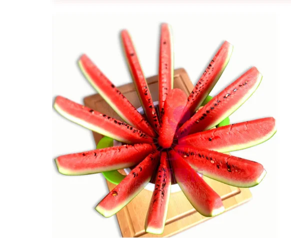 

Kitchen Practical Tools Creative Watermelon Slicer Melon Cutter Knife 410 Stainless Steel Fruit Cutting Slicer