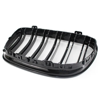 

Set Grille Cover Clips Car Front Black Dual Gloss Left+right Practical