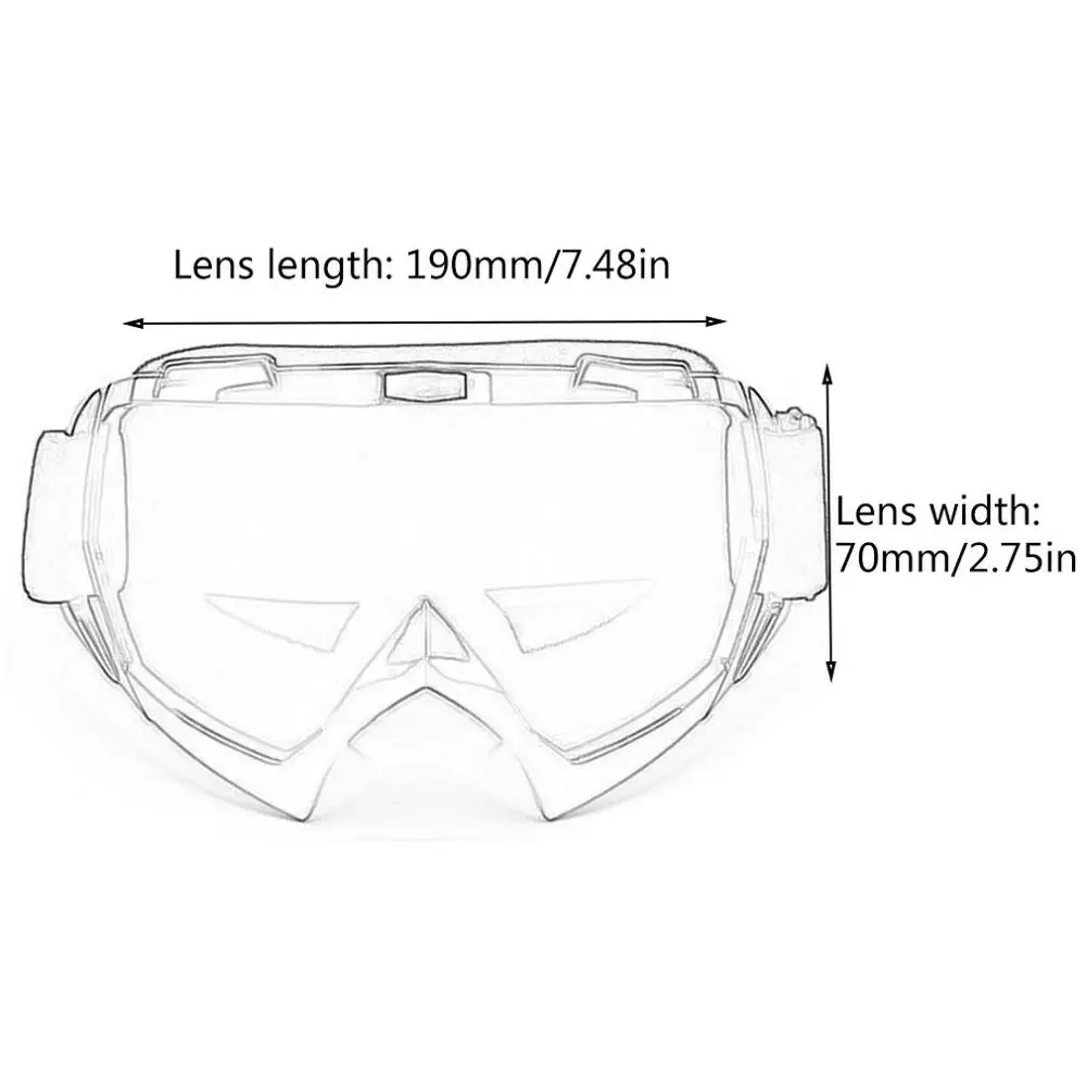 Cross-Country Line Goggles Motorcycle Line Goggles Sand-Proof Dustproof Anti-Twist And Anti-Fall Anti-Uv Goggles