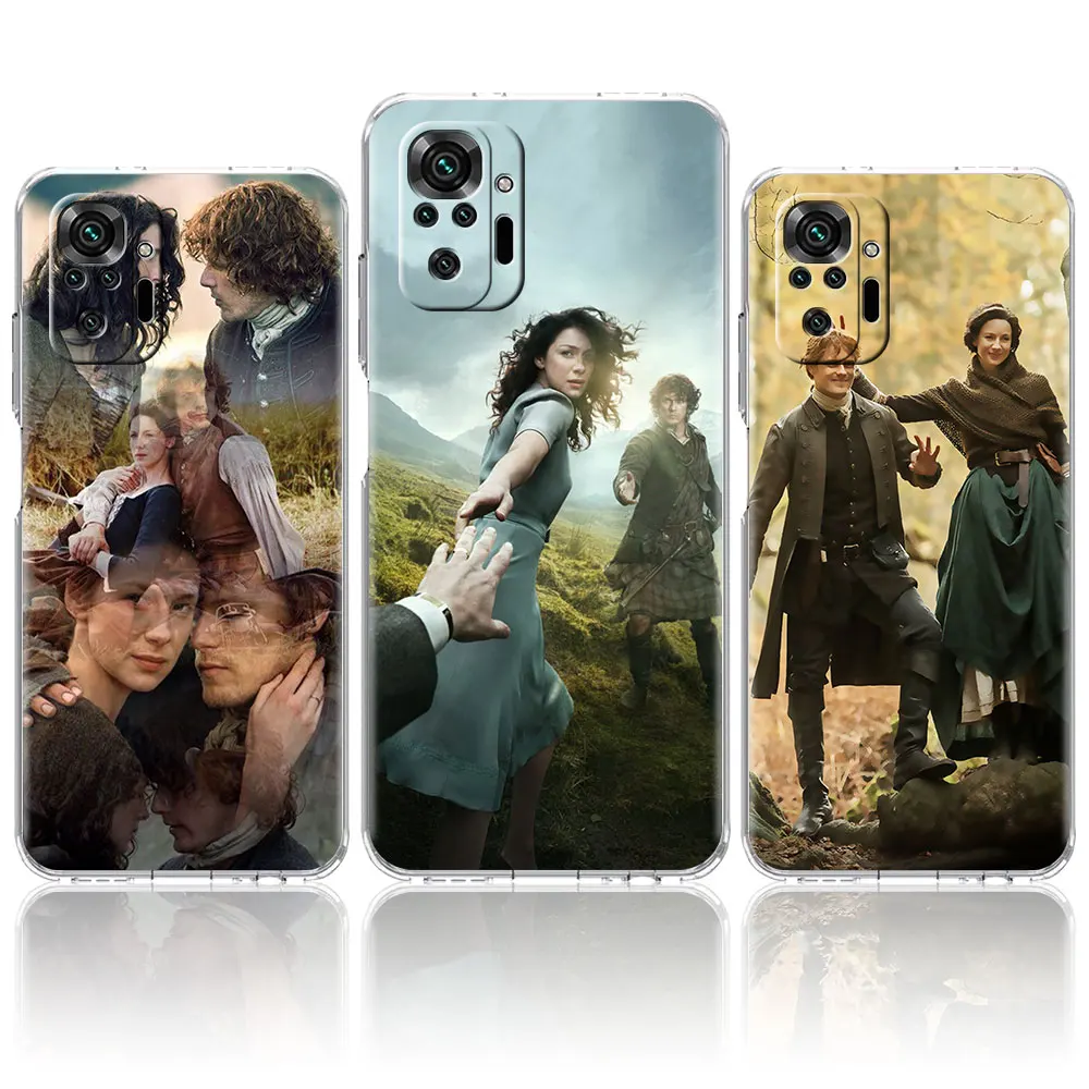 Transparent Case for Xiaomi Redmi Note 9S 9 8 Pro 10S 10 5G 8T 9T 7 9C Clear Ultrathin Soft Smartphone Cover OUTLANDER TV Series