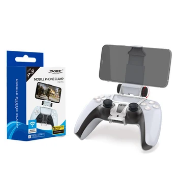 

Mobile Phone Clamp Game Handle Mount Hand Grip Stand for Sony Playstation Dualshock 5 PS5 Controller Clip Holder Bracket Support