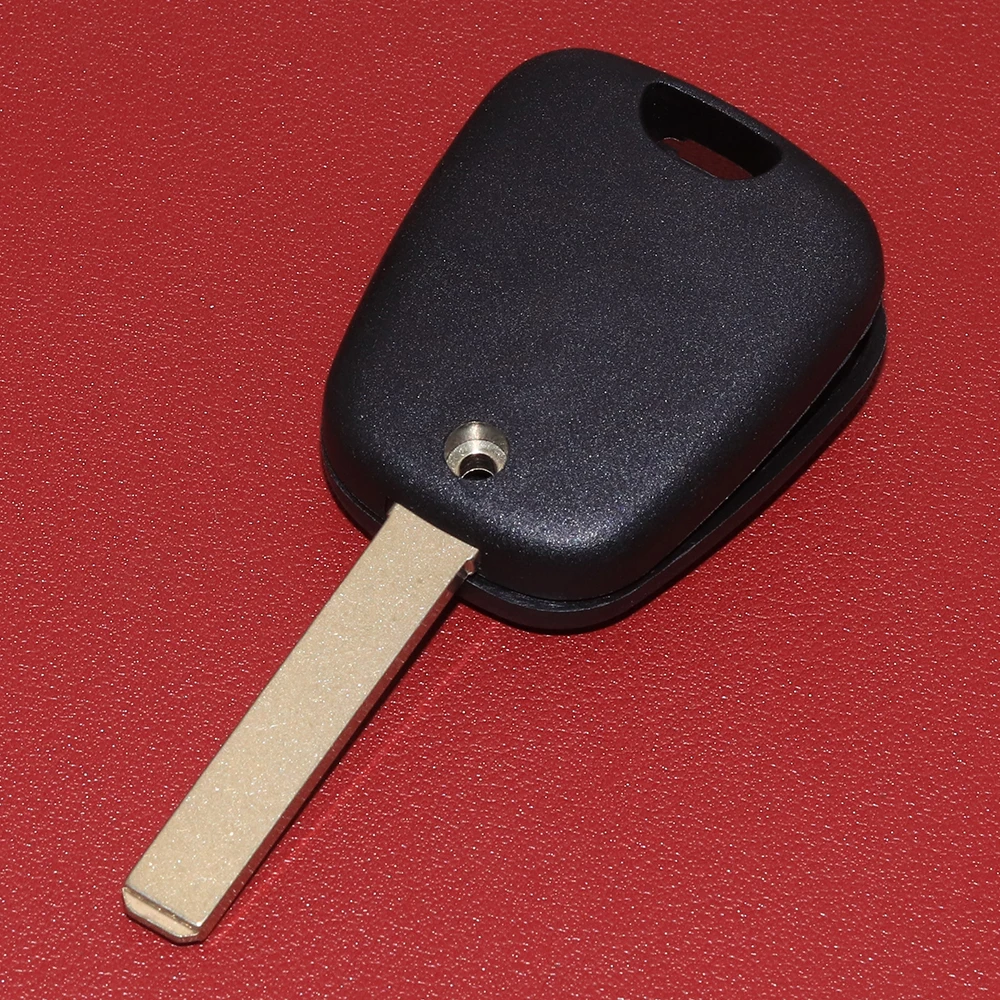 JEAZEA 2 Buttons Remote Car Key Shell Fit for Peugeot 307 2003, 2005-2008 2009 Blade Replacement Remote Black Car Cover Case (6)