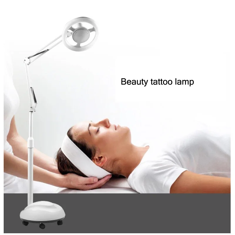 

LED Beauty Brightness Adjustment Shadowless Cold Light Lamp Nail Tattoo Eyelash Beauty Magnifying Glass Floor Cold Light Lamp