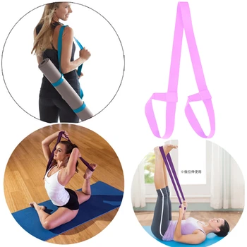 

Adjustable Sports Sling Yoga Belt Portable Sports Polyester Yoga Mat Strap Belt Exercise Stretch Fitness Gym Shoulder Strap