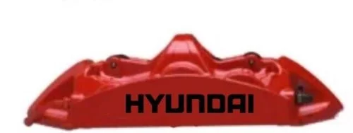 

For X8 Hyundai Brake Hi Temp Caliper Vinyl Decal Sticker Set Of 8 (Any Color)