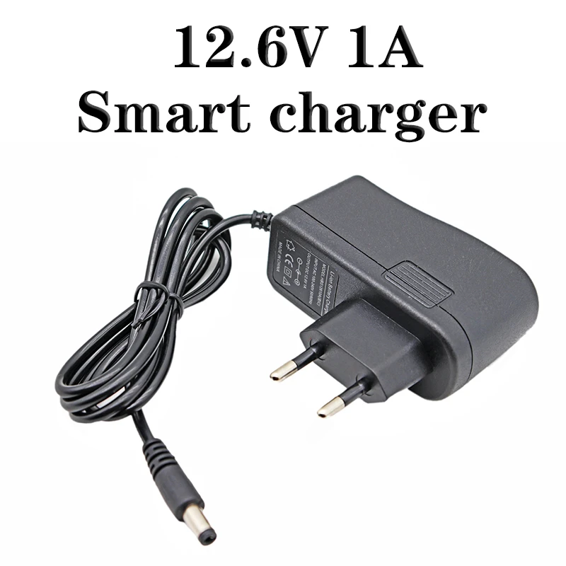 12.6V 1A charger 3S 3.7V lithium battery charger DC:5.5*2.1mm 12V power adapter AC100-240V screwdriver portable wall charger adapter battery charger power supply adapter battery charger adapter