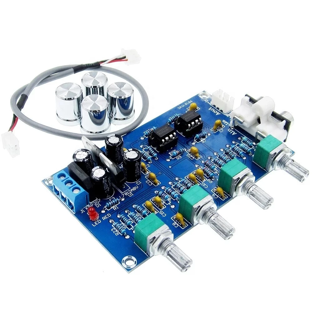 NE5532 tone Preamplifier Board Audio equalizer Preamp Tone Control Pre amplifier sound digital amp