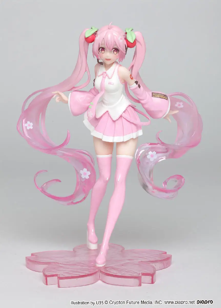 

NEW 18cm MIKU Sakura Cartoon PVC Action Figures toys MIKU Sakura Anime figure Toys model For Kids children