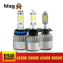 Лампочки для авто 2 Шт. 12 В Led Лампы H7 Комплект H11 H4 Led удар Авто Лампы Светодиодные Лампы Туман Автомобиль Свет Одноместный/Привет-Ло Луч Для Toyota автомобиль Для Укладки