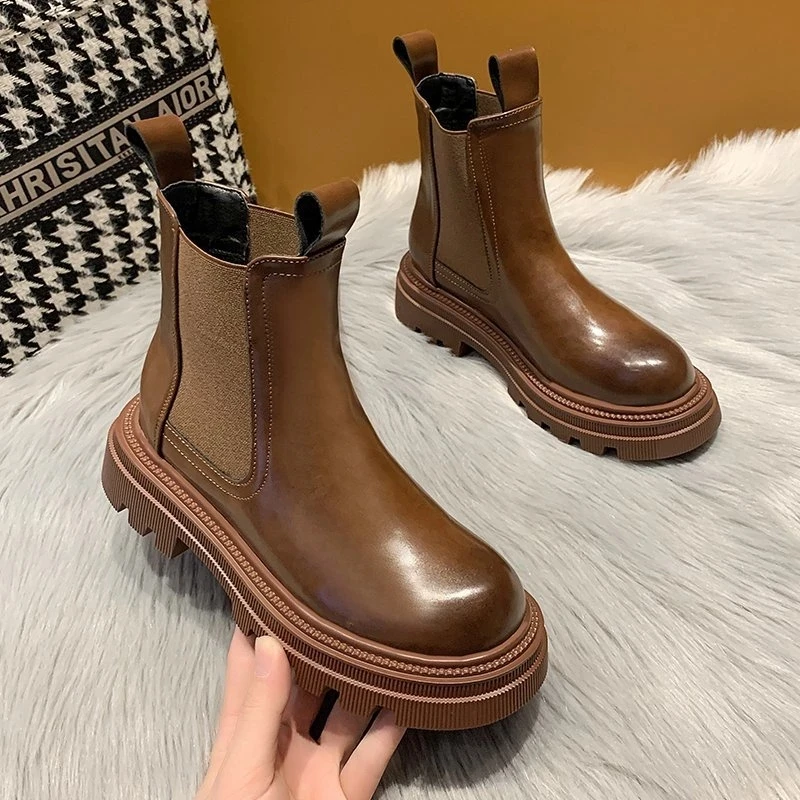HOT Chelsea Boots Autumn Ankle Boots Autumn Winter Chelsea