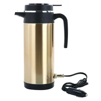 

1200ML 12V/24V High Capacity Vehicle-Mounted Electric Kettle Vacuum Cup for Truc E7CA