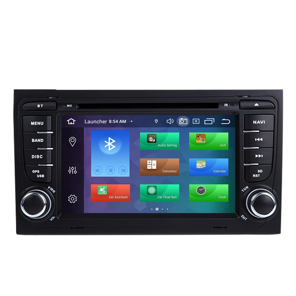 Clearance 4GB 2 Din Car Radio GPS Android 9.0 Car DVD Player for Audi A4 B8 S4 B6 B7 RS4 8E 8H B9Seat Exeo 2002-2008 Navigation Multimedia 1