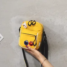 Sesame уличная сумка на плечо Женская новая стильная мини-сумка для мобильного телефона летняя INS в японском стиле универсальная Холщовая Сумка на плечо