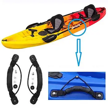 

2Pcs/Set Anti-slip PVC Boat Kayak Canoe Side Mount Easy To Install Carry Handle Kayak Boat Luggage Carry Accessories