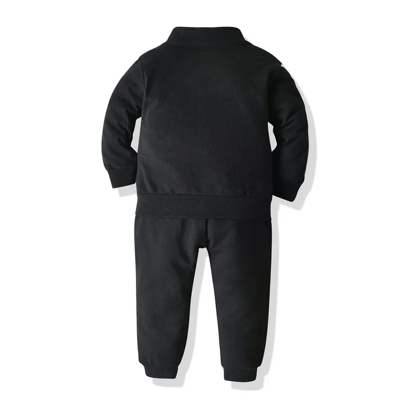 Tem Doger/комплекты одежды для мальчиков зимний детский комплект одежды для девочек полосатая куртка+ штаны, комплект из 2 предметов, спортивный костюм Детская повседневная одежда