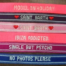 На заказ буквенный Модный женский браслет дружбы знак Логотип Подпись кисточки браслет