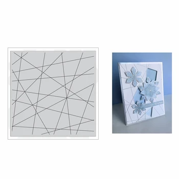 

New 2020 Metal Cutting Dies and Clear Stamps Scrapbooking Fractured Background Embossing Frames Card For Craft Paper Making Set