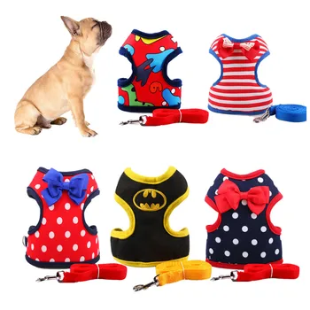 

S M L Cat Small Dog Harness and Leash Set Cute Chest Strap Collar for Puppy Pet Teddy with Leash Yokie Harnesses