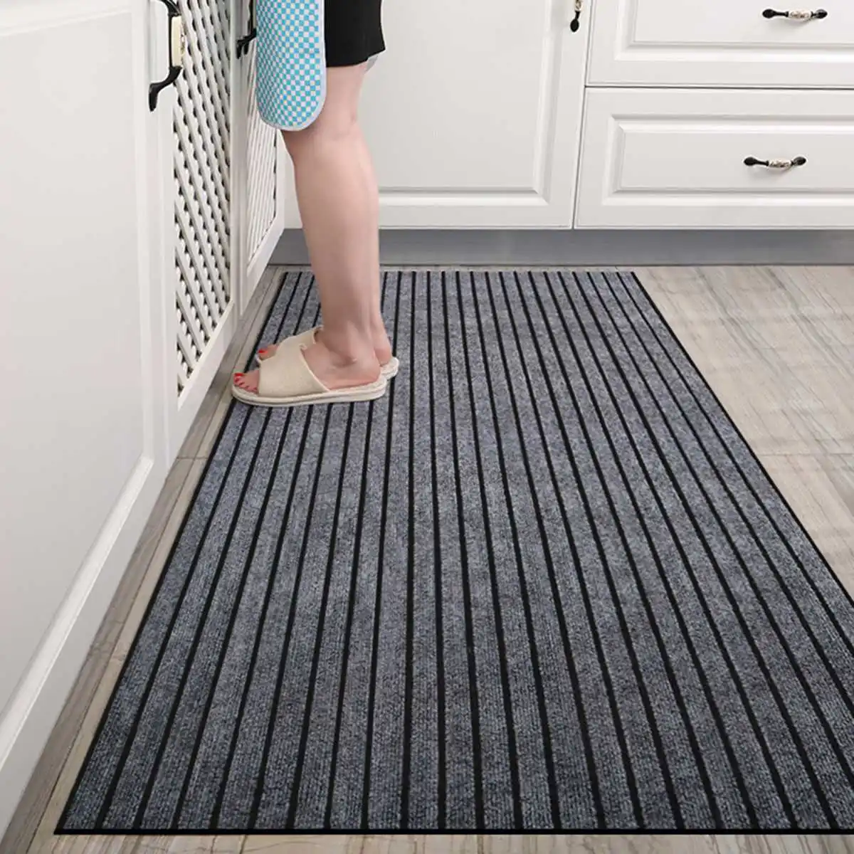 Christmas Door Mat Kitchen Floor rug Bedroom Laundry Room Carpet Non Slip Runner 