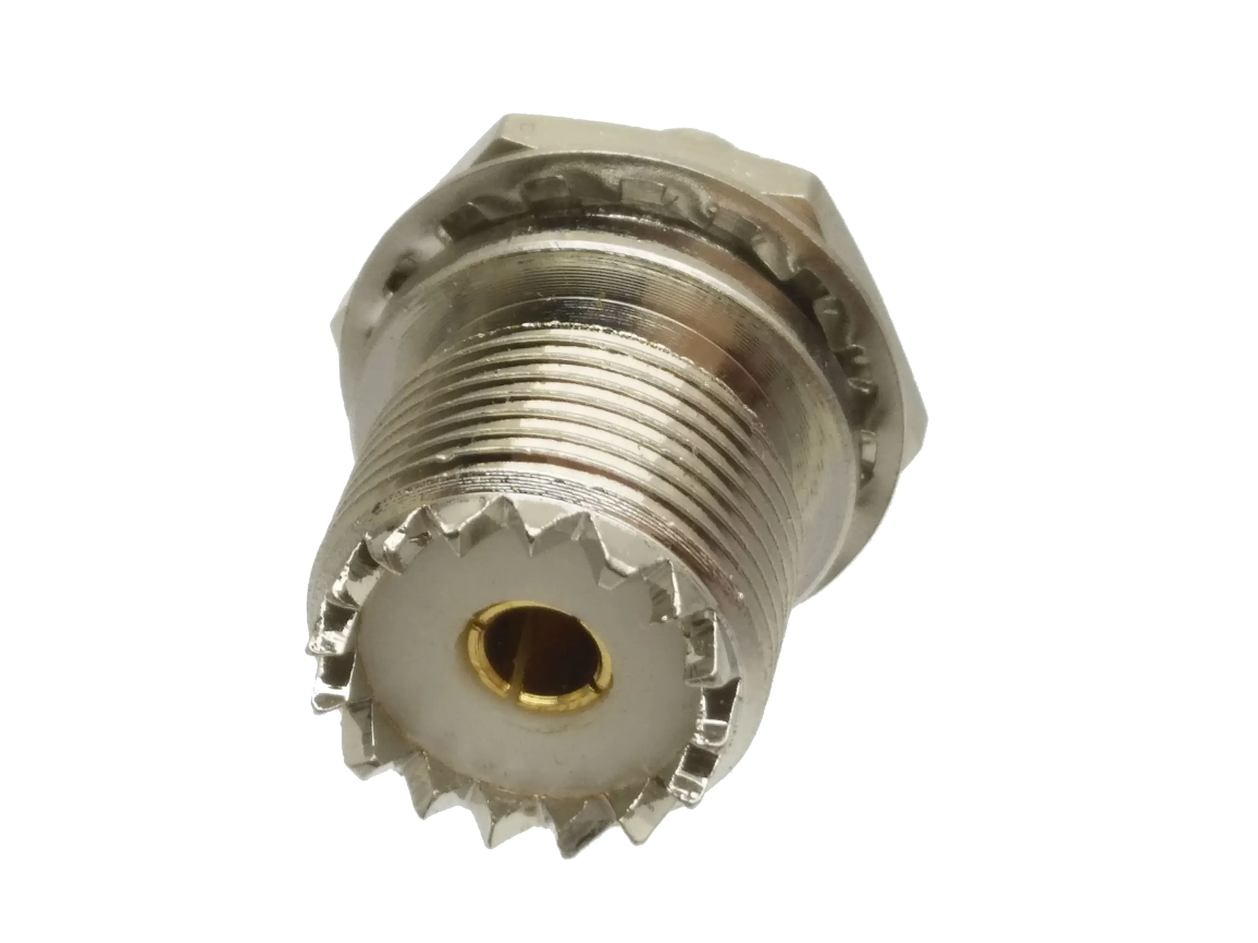 1pce адаптер UHF female SO239 к SMA jack M16 перебойная головка монтажный разъем F/F|Соединители|