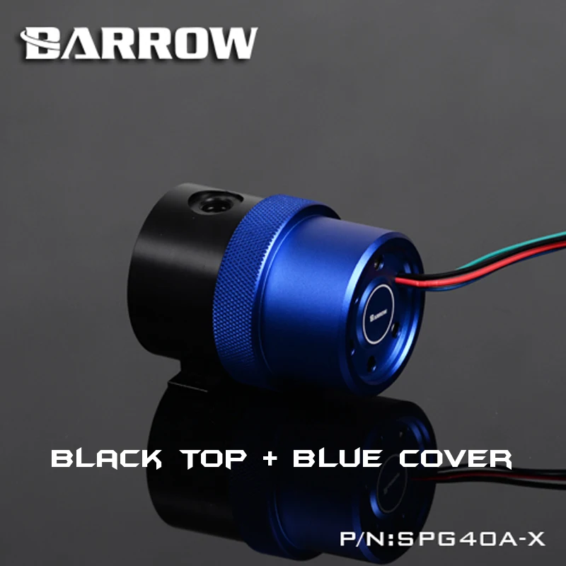 BlackTopBlueCov Курган SPG40A-X, 18 Вт ШИМ насос+ резервуар комбинированный комплект, 90/130/210 мм резервуар, курган водяного охлаждения радиатора - Цвет лезвия: BlackTopBlueCov