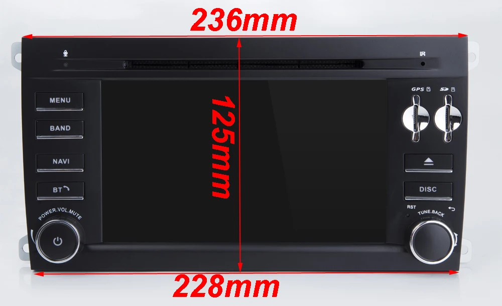 7 ''Android 10 СБ Navi обоих концах для подключения внешних устройств к автомобильной