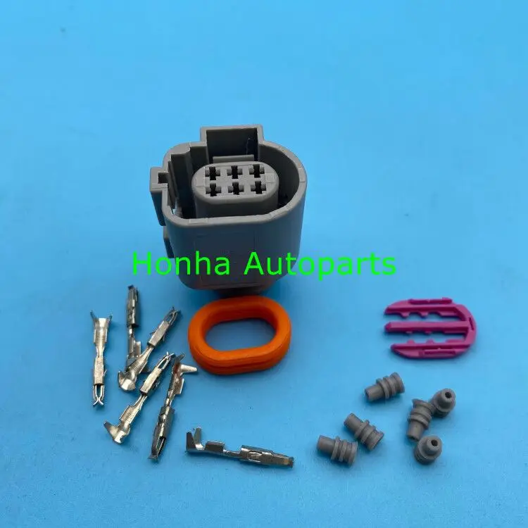 

10/20/50/100 pcs 6 Pin 1J0973713G Automotive Connector 1.5mm Waterproof Auto Plug 1J0 973 713 G with wire or without wire