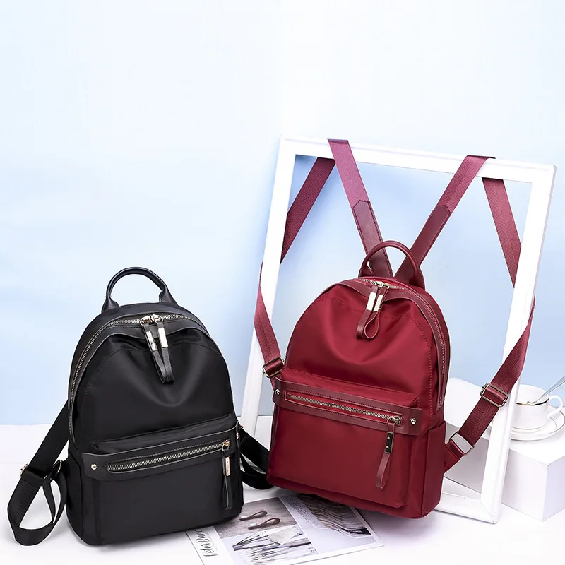 Стиль водонепроницаемый Оксфорд ткань мода простой плечо женская сумка Повседневная универсальный рюкзак студентов колледжа стиль школы Ba