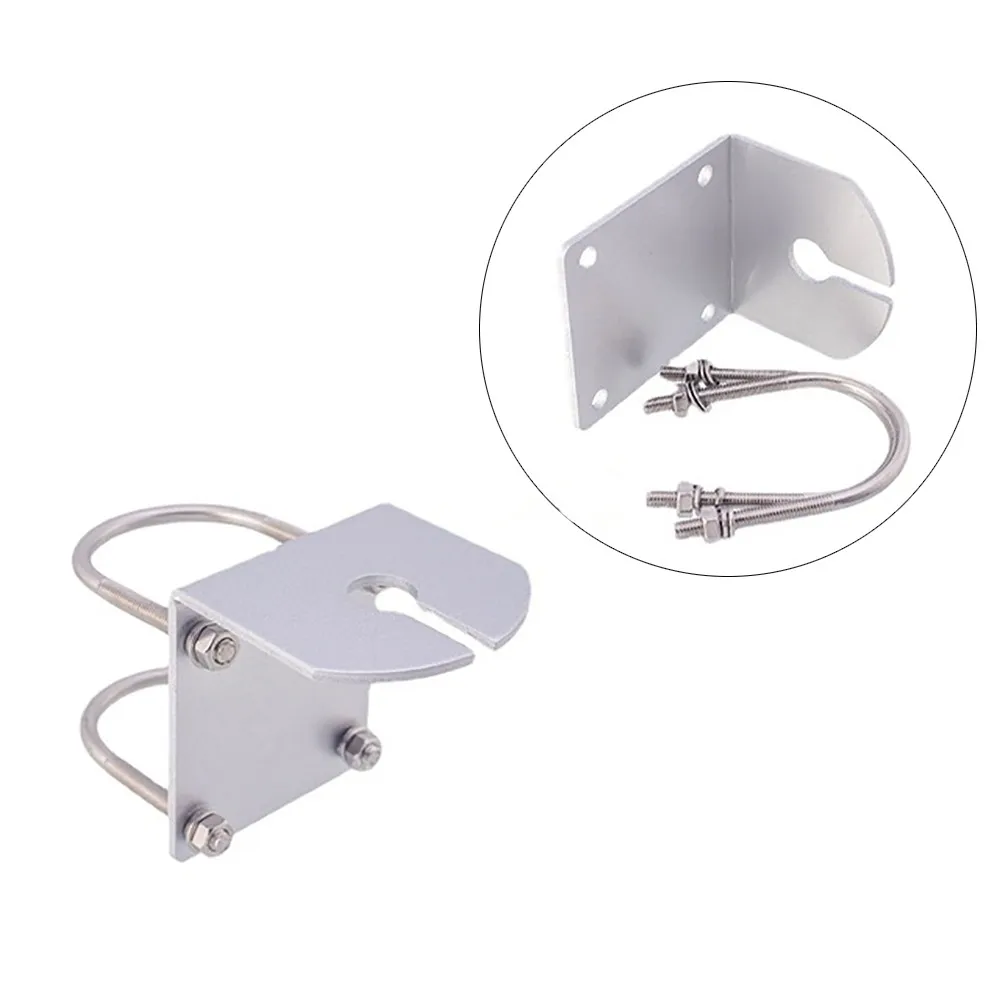 L Shape Antenna L-Bolt Clamp Wall Mount Stainless Steel Vehicle Base Outdoor Helium Miner Hospot Antenna Clip Code