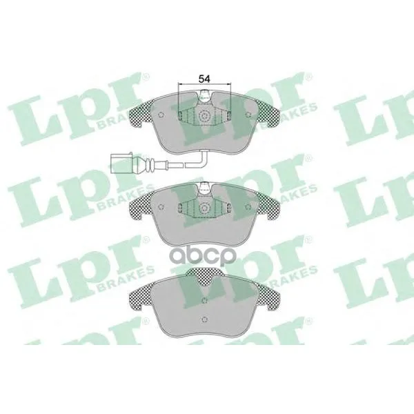 Колодки Тормозные Audi Q3 11-/Vw Sharan 10-/Tiguan 07- Передние Lpr 05p1392 Lpr арт. 05P1392