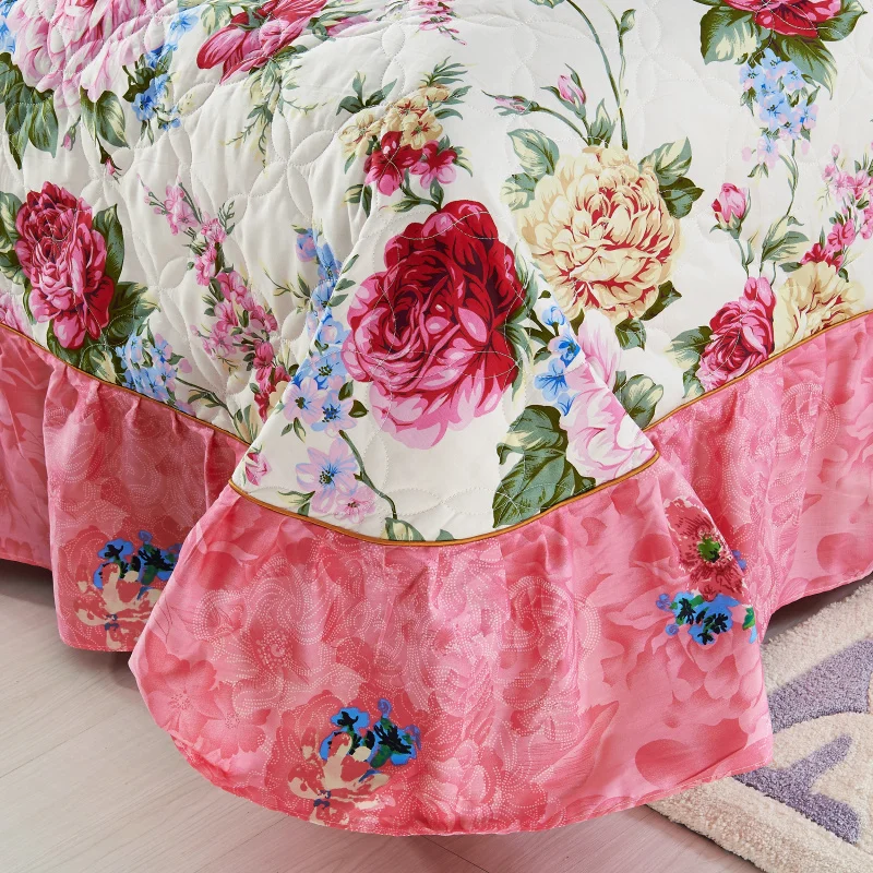 Cotton Soft Bedclothes Queen King size Bedding Sets Quilted Thick Bed spread Duvet Cover Bed Sheet set Pillowcase 4/6Pcs