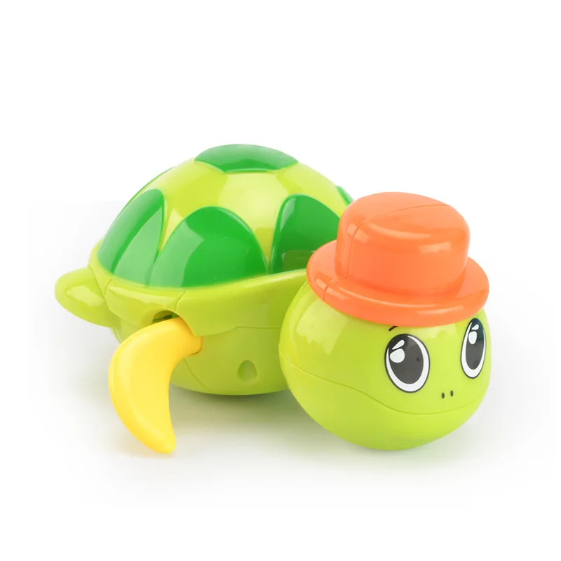 Детские игрушки для купания затычки Wind up Frogman Ванна игрушка для дайвера плавательный лягушка детская ванная черепаха утка Ванна игрушка - Цвет: Turtle219