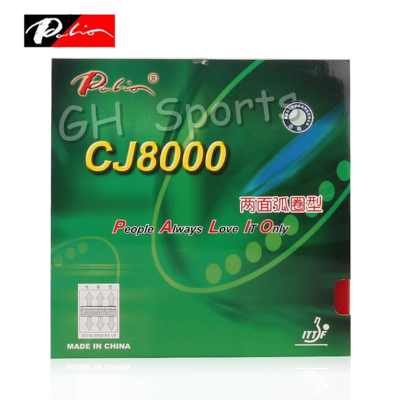 Palio Cj8000 (unsticky, 2side Loop Tensor) Table Tennis Rubber With