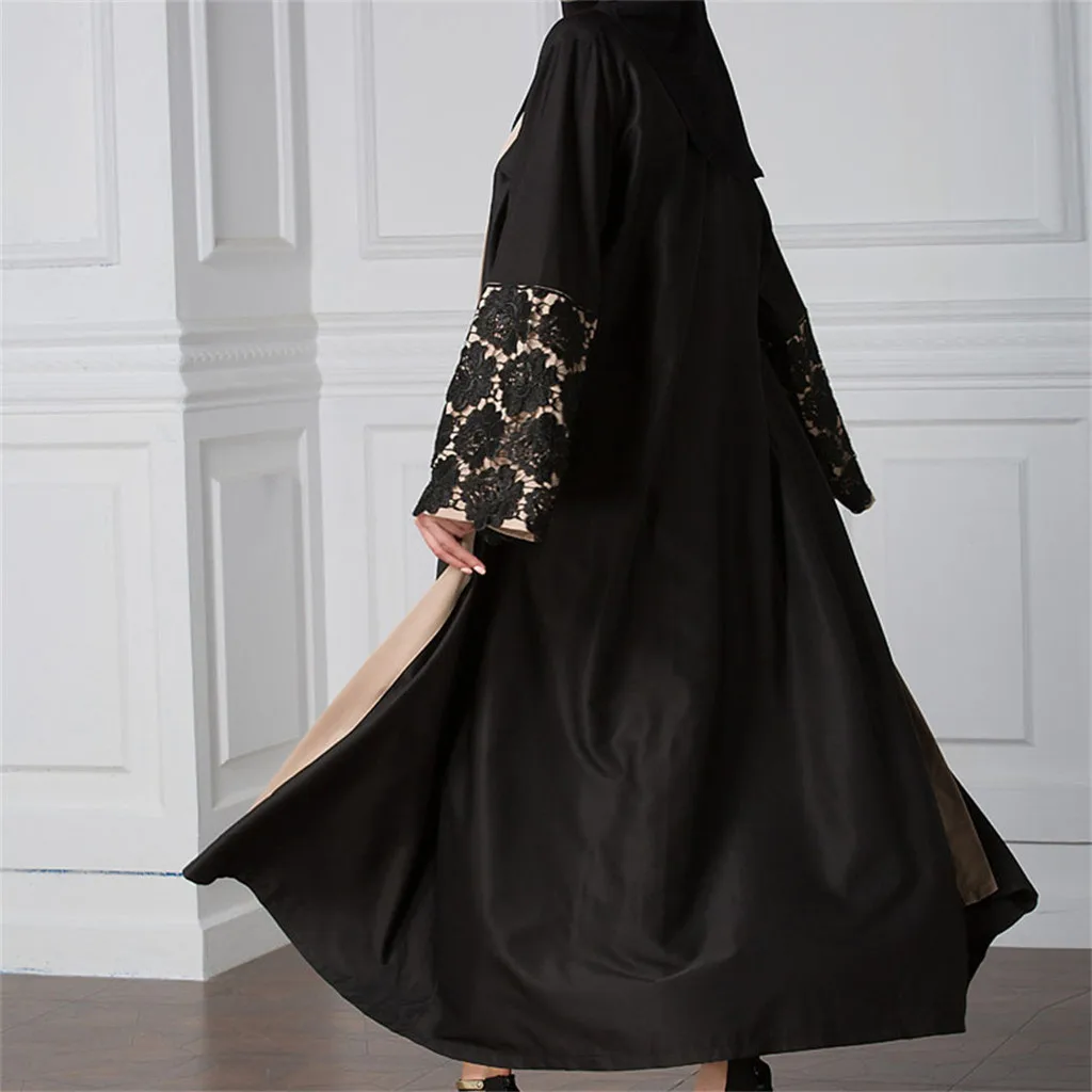 KANCOOLD женские этнические платья abaya исламский мусульманский стиль; Ближний Восток Бандажное платье макси мусульманское платье одежда Пол