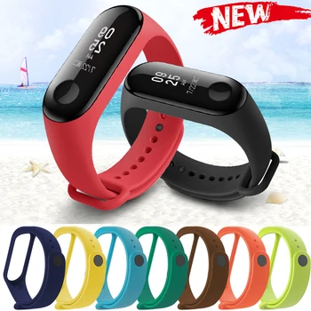 

soft tpu strap for xiaomi mi band 4 wristband silicone straps for mi band 4 miband 3 bracelets strap on mi band 4 3 Not Bracelet
