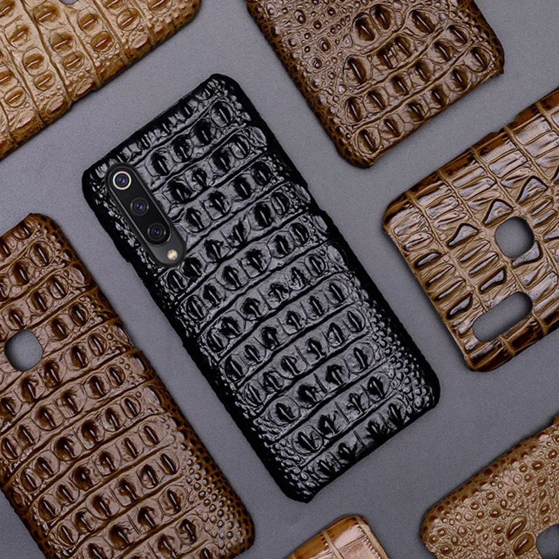 Чехол для телефона для Xiaomi mi 9 8 se 9T A1 A2 A3 lite Poco F1 из крокодиловой кожи Текстура чехол для Red mi 6 6a 7 7a Note 4, 5, 6, 7, 8 Pro Чехол