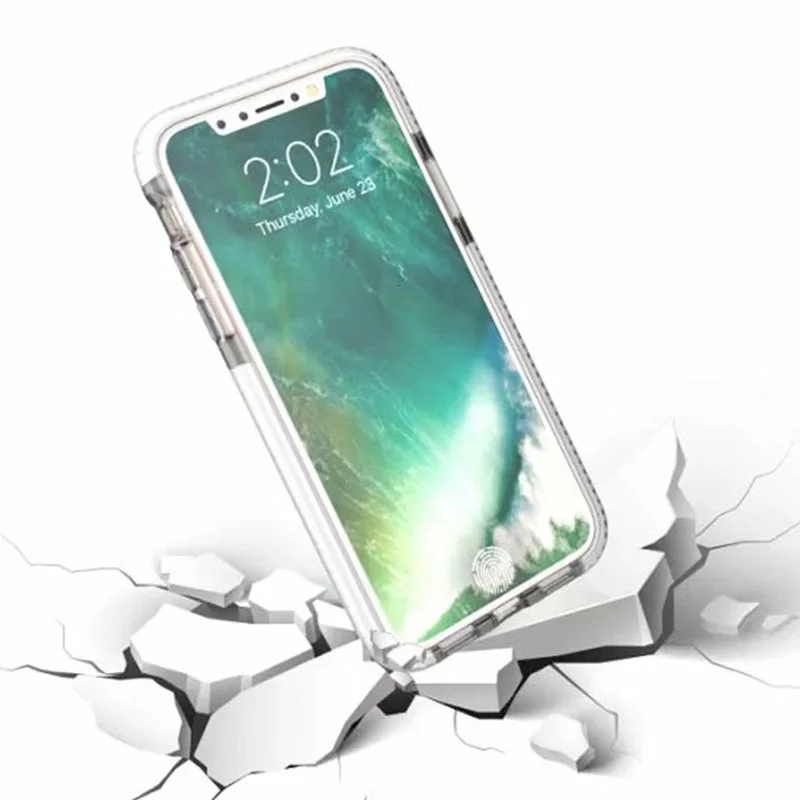 Силиконовый ударопрочный чехол для IPhone 11 Pro Max 7 8 Plus X Xr Xs MAX|Бамперы| |