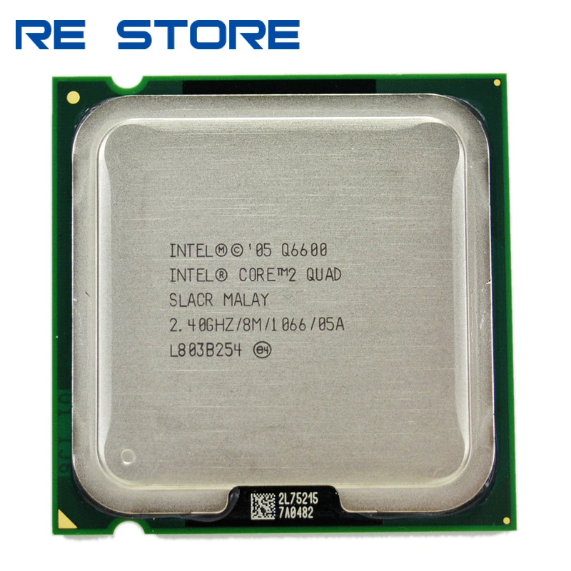Intel Core 2 Quad Q6600 2.4GHz Quad-Core Quad-Thread CPU Processor 8M 95W LGA 775