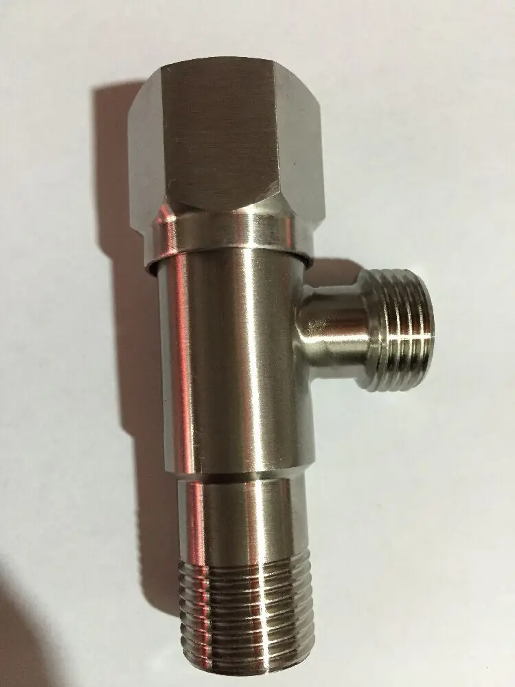 Нержавеющая сталь треугольный клапан от производителя,, без примесей свинца и устойчив к ржавлению взрывозащищенный Нержавеющая сталь водозапорный кран с шестигранной головкой