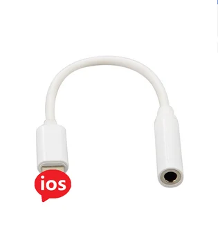 

1000 pcs 8pin lightning to 3.5mm aux audio adaptor cable for iphone 7 8 8Plus X Xs Xs Max 11 11Pro Maxs headphone adapter