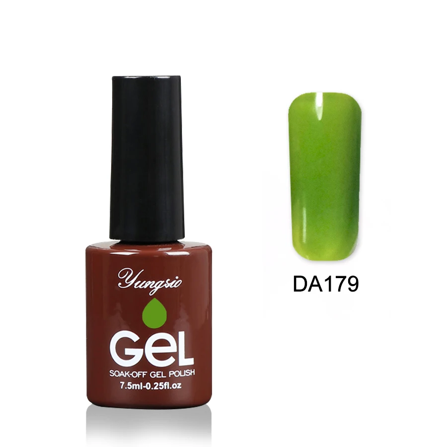 Neon Color Translucent Stainded Glass Gel Lacquer UV LED Soak Off Gel Nail Polish Varnish Fast Dry Long Lasting