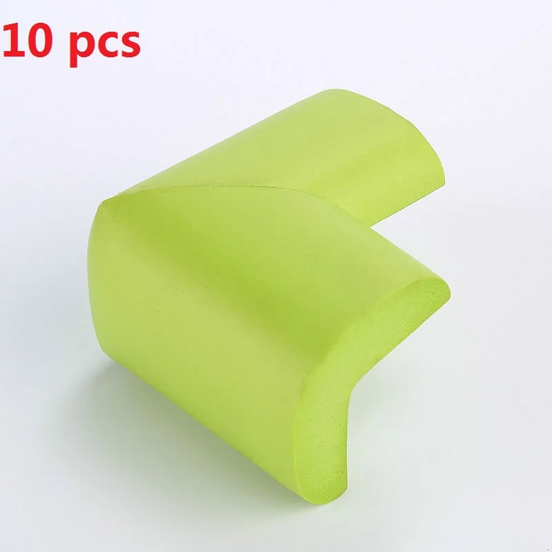 green 10 шт./лот, защита для детей, защита углов стола, защита для детей, защита углов - Цвет: green